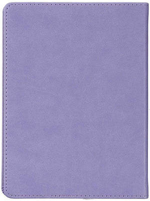 Personalized Custom Text Your Name Be Brave Handy-Sized Faux Leather Journal Lavender