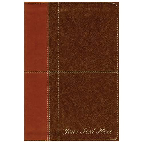 Personalized NIV Life Application Study Bible, Third Edition, Personal Size, Leathersoft, Brown