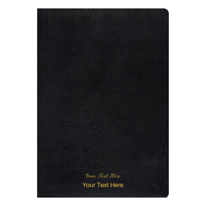 Personalized NKJV & Amplified Parallel Bible Large Print Black Bonded Leather