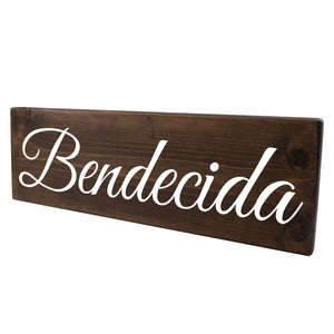Bendecida Spanish Wood Decor