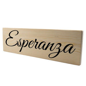 Esperanza Spanish Wood Decor