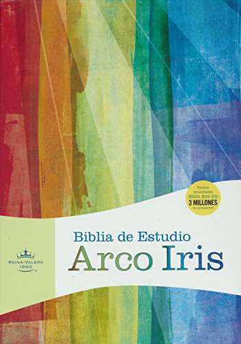 Personalized RVR 1960 Biblia de Estudio Arco Iris símil piel con índice
