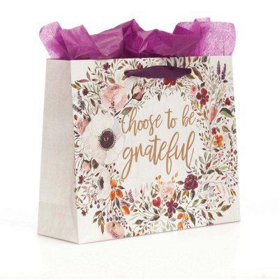Choose To Be Grateful Gift Bag with Card
