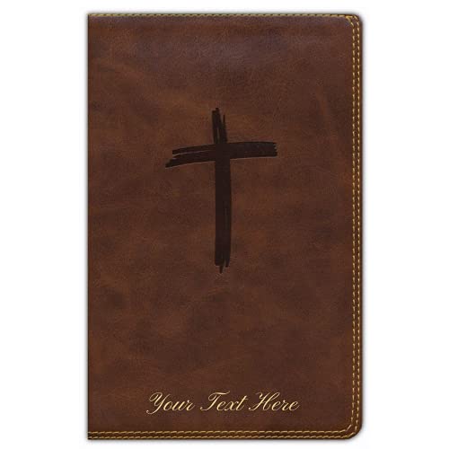 Personalized NKJV Holy Bible for Kids Leathersoft Brown Comfort Print