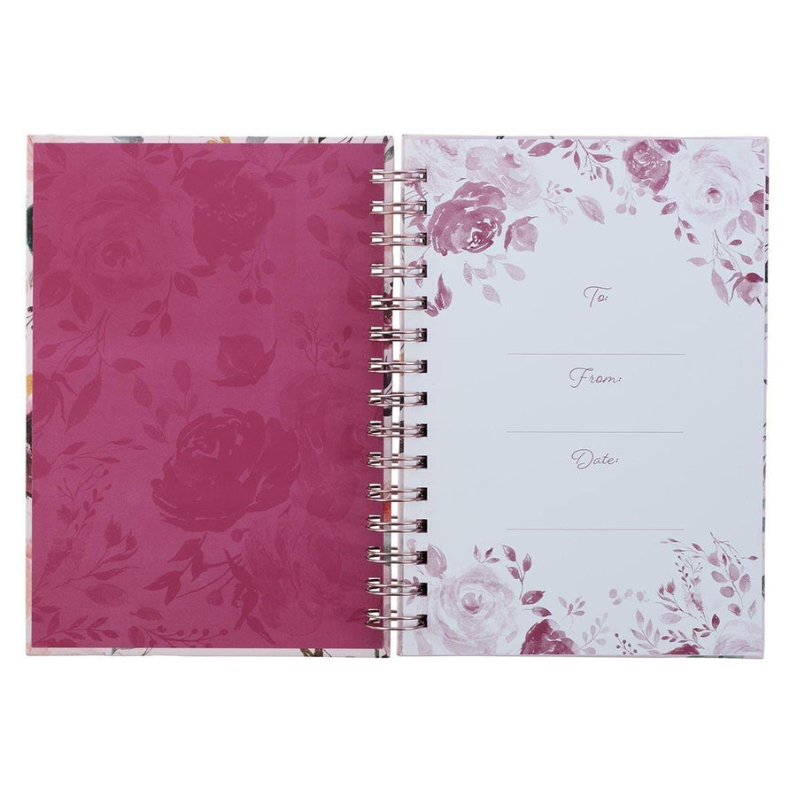 The Plans I Have for You Jeremiah 29:11 Floral Wire-bound Journal