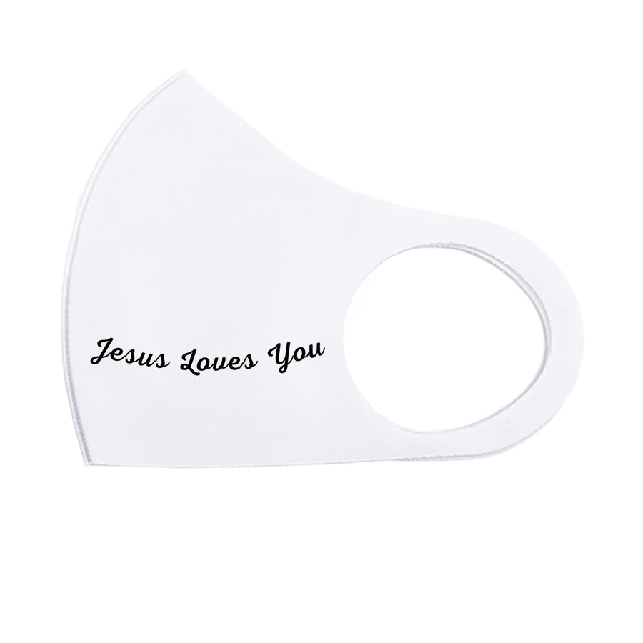 Jesus Loves You Breathable Stretch Fit Mask