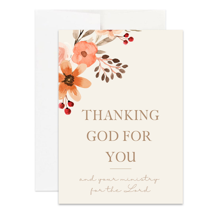 Ministry Appreciation Variety Card Pack Assortment For Pastor, For Minister, Volunteers