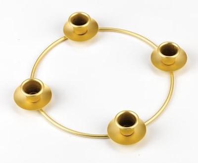 Gold Advent Ring Candleholder