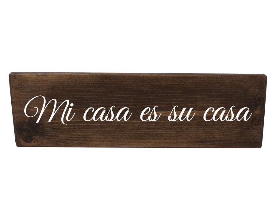 Mi Casa es su Casa Spanish Wood Decor