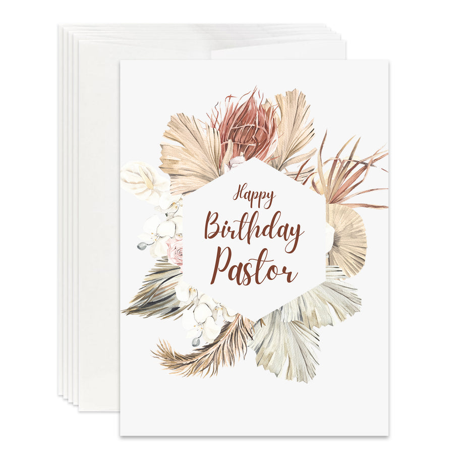 Christian Pastor Happy Birthday Card for Pastor, Minister