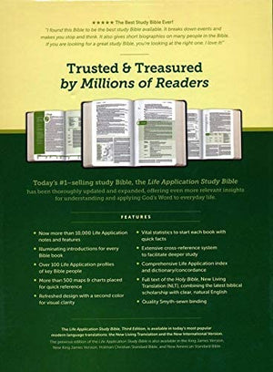 Personalized NLT Life Application Study Bible Third Edition Blue