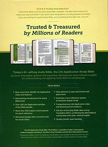 Personalized NLT Life Application Study Bible Third Edition Blue