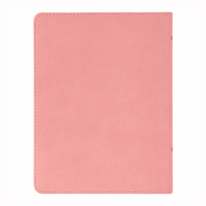 Personalized Custom Text Your Name Moments of Inspiration Devotional Pink Faux Leather