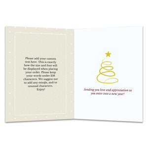 Personalized Holiday Christmas Card Custom Your Photo Image Upload Your Text Greeting Card