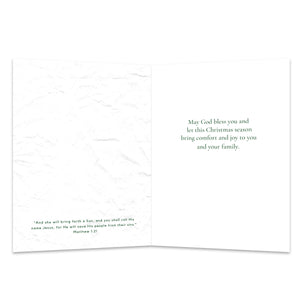 Christian Jesus Is Lord Christmas Card