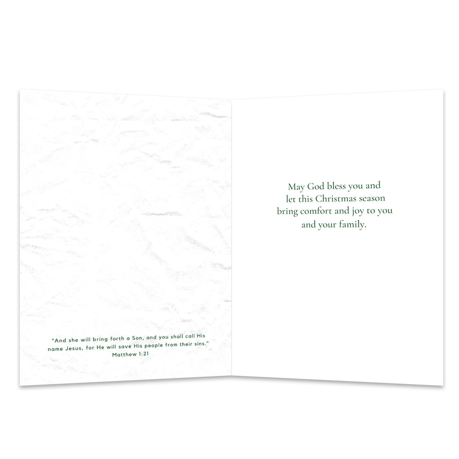 Christian Jesus Is Lord Christmas Card