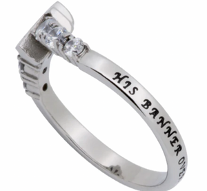 Because He First Loved Us 1 John 4:19 - Women's Ring
