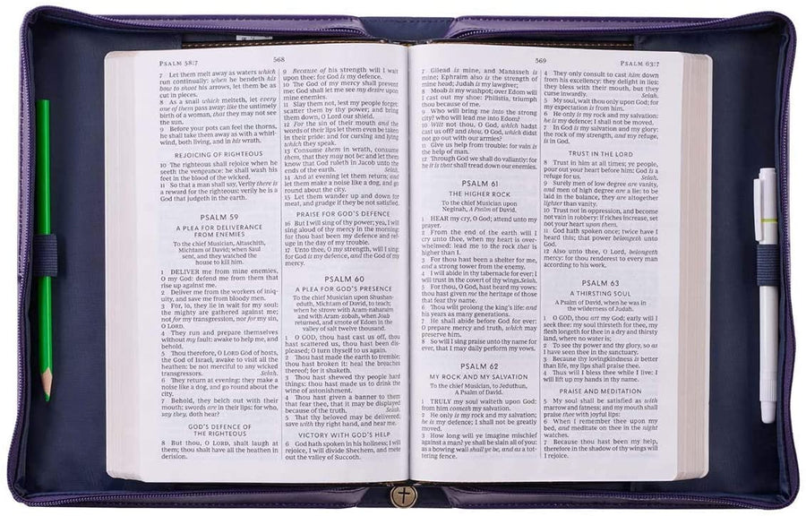 Jeremiah 29:11 Faux Leather Purple Personalized Bible Cover for Women