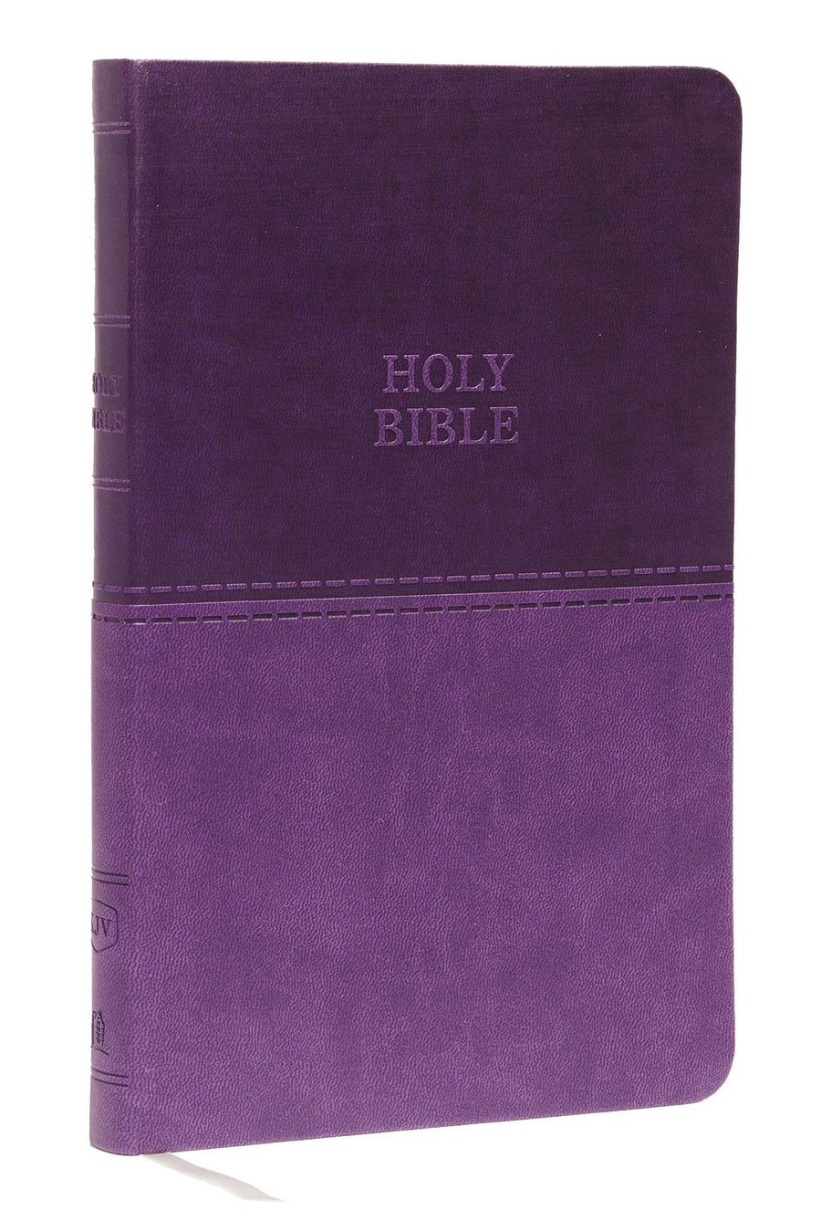 Personalized KJV Holy Bible Value Thinline Leathersoft Purple Comfort Print King James Version