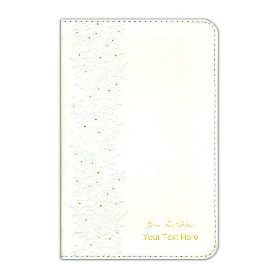 Personalized NKJV Bride's Bible Leathersoft COMPACT