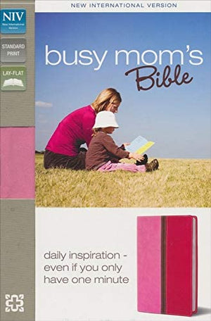 Personalized NIV Busy Mom's Bible Pink/Hot