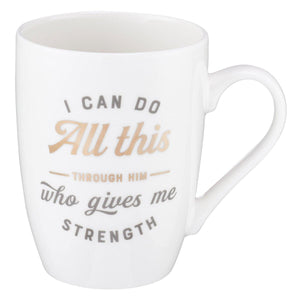 I Can Do All Things Philippians 4:13 White Mug