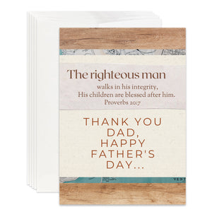 Christian Father's Day Greeting Card for Dad