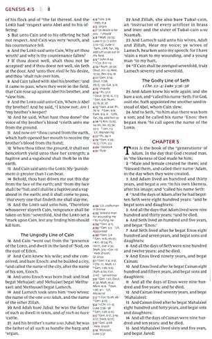 Personalized The KJV Open Bible Comfort Print: Complete Reference System Leathersoft Black