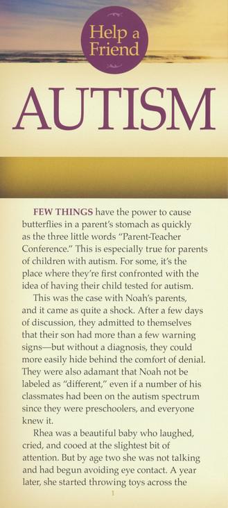 Autism Pamphlet