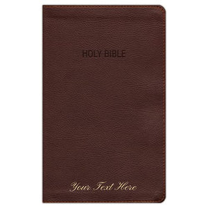 Personalized NKJV Foundation Study Bible - Brown Indexed