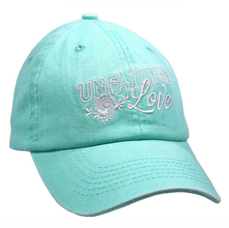 Unfailing Love Cap Teal Hat