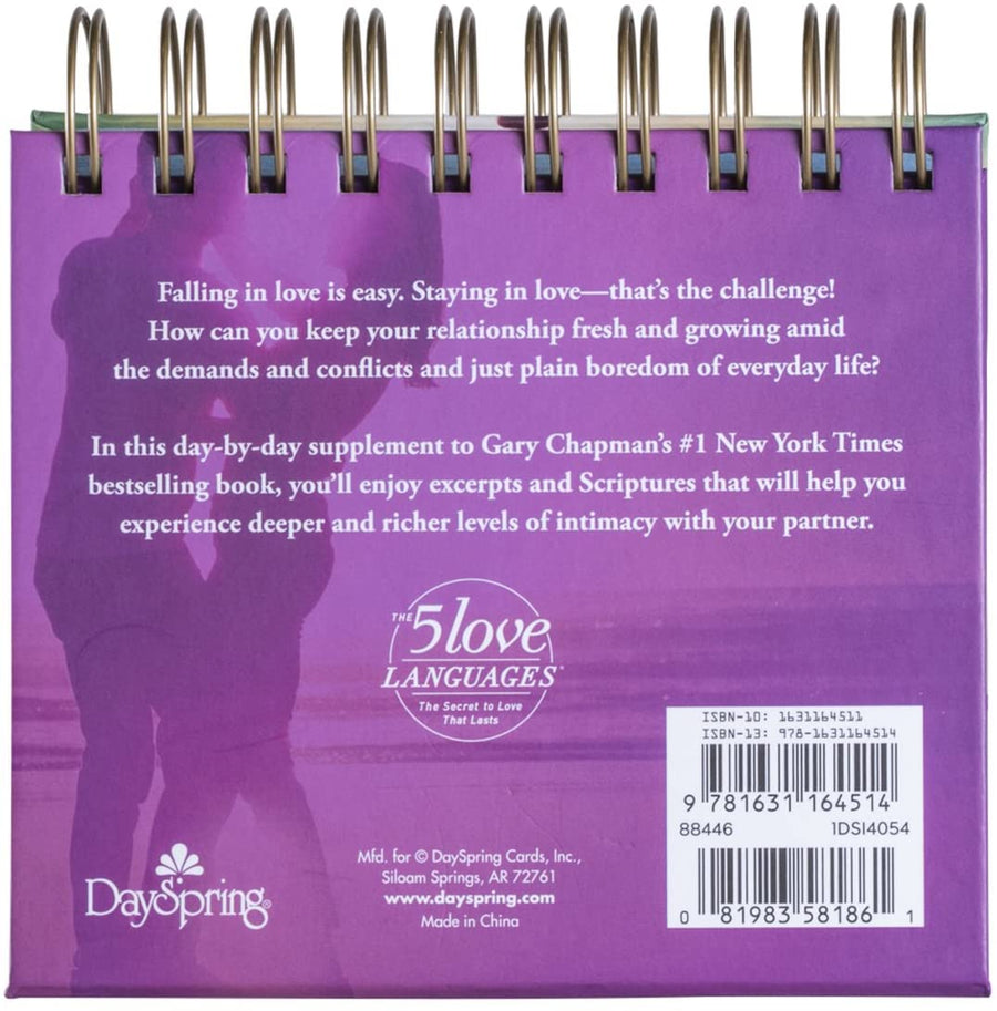 5 Love Languages - Dr. Gary Chapman Perpetual Flip Calendar