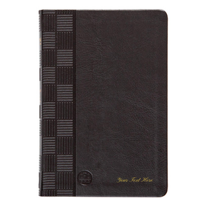 Personalized The Passion Translation New Testament (2020 Edition) Bible Black Faux Leather