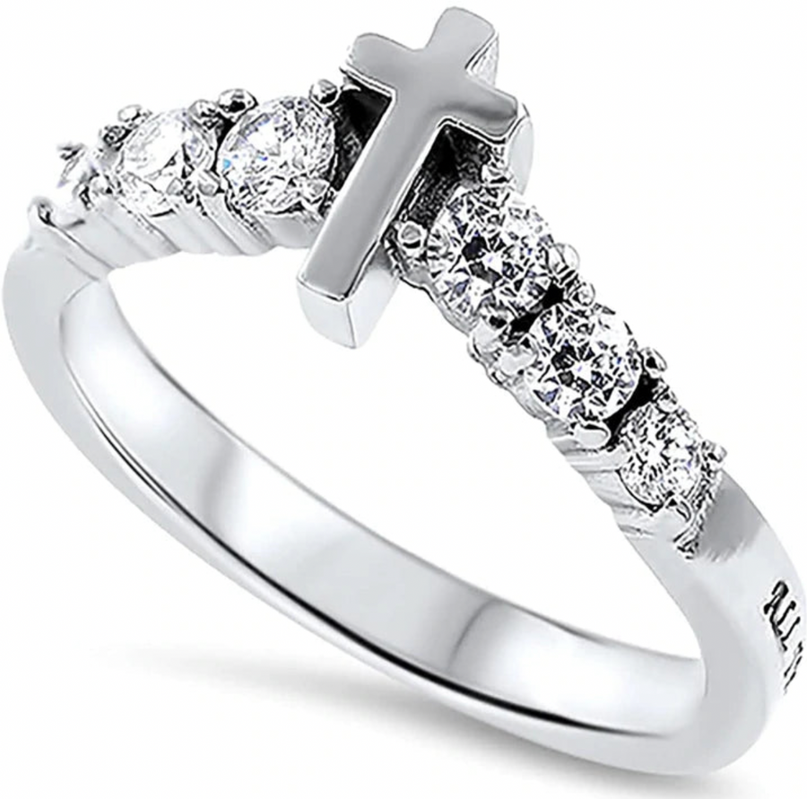 Because He First Loved Us 1 John 4:19 - Women's Ring