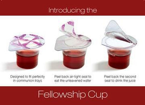 Fellowship Cup Communion Wafer & Juice Sets (Box of 500)