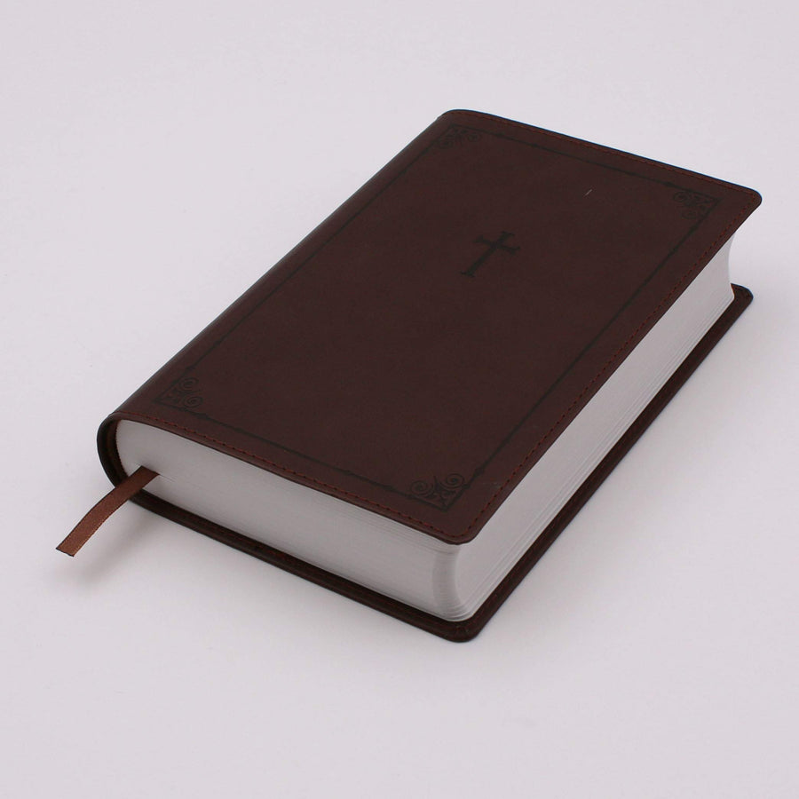 Personalized Custom Text NIV TeenStudy Bible COMPACT Leathersoft Chocolate New International Version