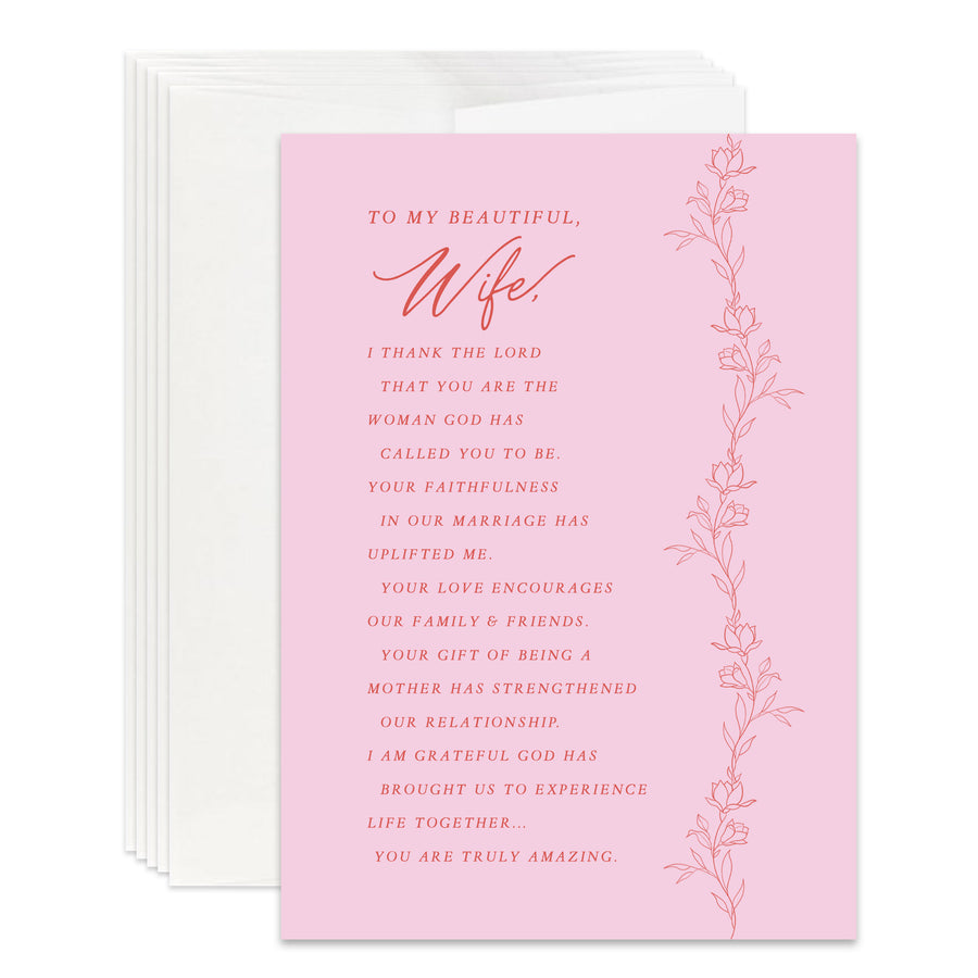 Christian Mother's Day Card for Wife