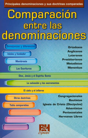 Comparación entre las Denominaciones Folleto (Denominations Comparison Pamphlet)