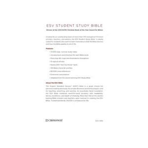 Personalized ESV Student Study Bible TruTone Chestnut