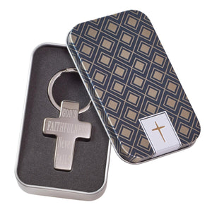 God's Faithfulness Metal Key Ring