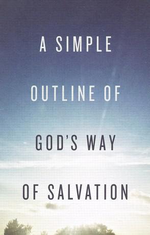 Simple Outline of God's Way of Salvation Tracts (Pack of 25)