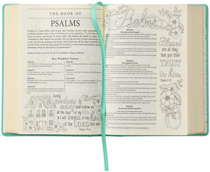 Personalized KJV My Promise Bible Teal Faux Leather Hardcover
