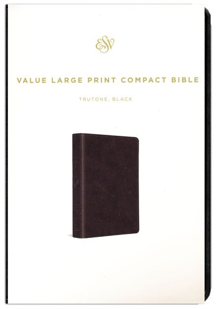 Personalized ESV Compact Bible Trutone Black