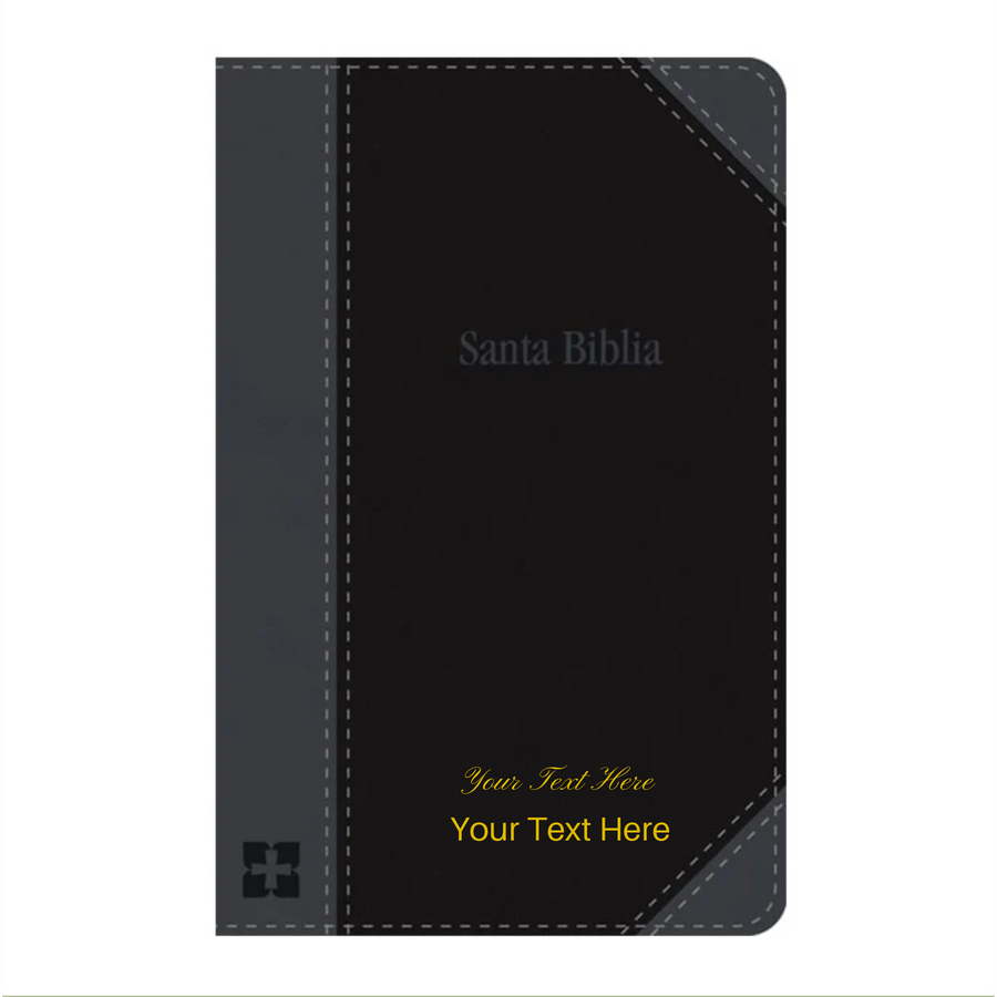 Personalized Santa Biblia NVI Ultrafina Compacta Leathersoft Negra (Spanish Edition)