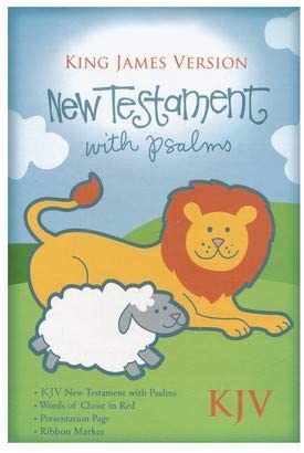 Personalized KJV Baby's New Testament Blue Imitation Leather Bible