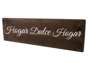 Hogar Dulce Hogar Spanish Wood Decor