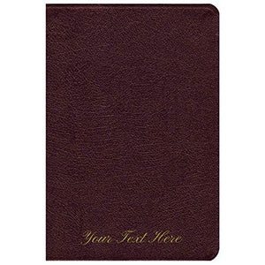 Personalized NIV Life Application Study Bible Personal Size Bonded Leather Burgundy