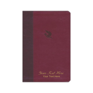 Personalized Custom Text Your Name NKJV Spirit-Filled Life Bible Third Edition Leathersoft Burgundy Thumb Indexed Red Letter Edition Comfort Print New King James Version