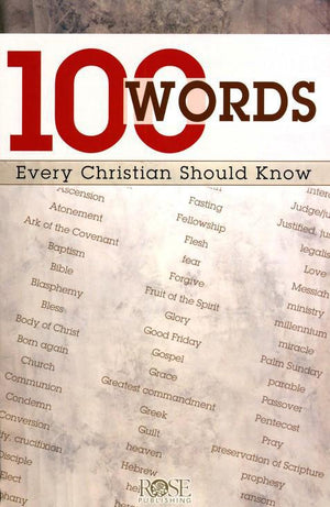100 Words Every Christian Should Know Pamphlet