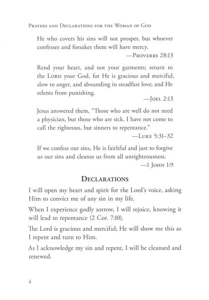 Prayers Of Declaration for the Woman Of God - Michelle McClain-Walters
